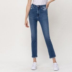 *NEW* Vervet by Flying Monkey Super High-Rise Slim Straight Jeans